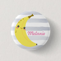 Niedlich Kawaii Banana Personalisiert