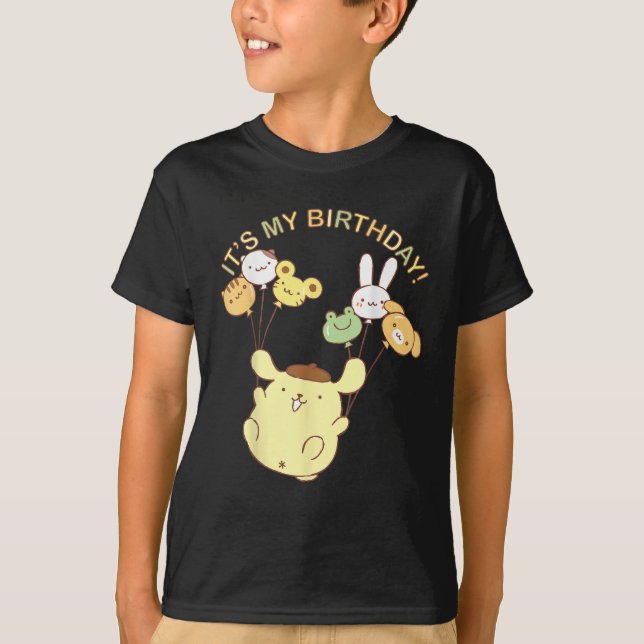 Niedlich Kawaii Birthday Shirt | Animal Balloon T- (Vorderseite)