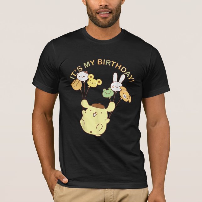 Niedlich Kawaii Birthday Shirt | Animal Balloon T- (Vorderseite)