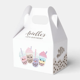 Niedlich Kawaii Boba Bubble Tea Geschenkschachtel