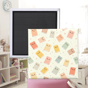 Niedlich Kawaii Books Magnet