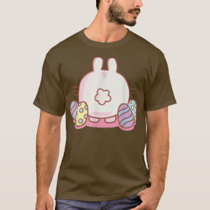Niedlich Kawaii Bunny Hintern Happy Ostery  T-Shirt