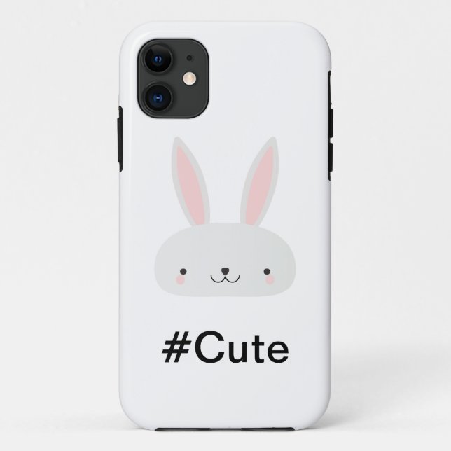 Niedlich Kawaii Bunny Phone Case (Rückseite)
