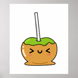 Niedlich Kawaii Candy Apple Poster