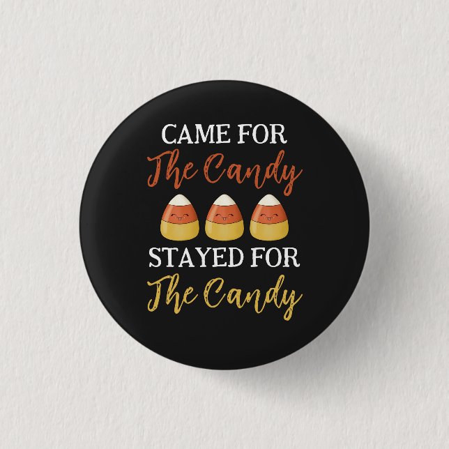 Niedlich Kawaii Candy Corn Halloween-Party Gefalle Button (Vorderseite)