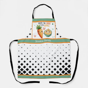 Niedlich Kawaii Carrot und Hummus Schürze