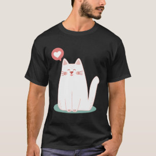 Niedlich Kawaii Cat Lover Kitten Geschenk T-Shirt