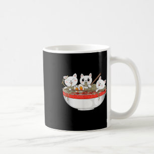 Niedlich Kawaii Cats Ramen Noodles Anime Japanisch Kaffeetasse