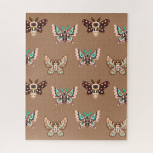 Niedlich Kawaii Chibi Moths Puzzle