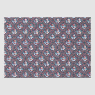 Niedlich Kawaii Christmas Fox Dot Mandala Deko Fan Seidenpapier