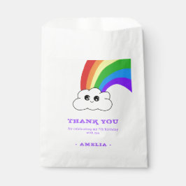 Niedlich Kawaii Cloud Rainbow Kid`s Geburtstag Geschenktütchen