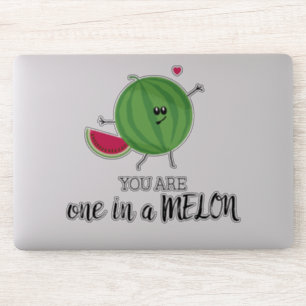 Niedlich Kawaii Eins in einer Million Melon Food P Aufkleber