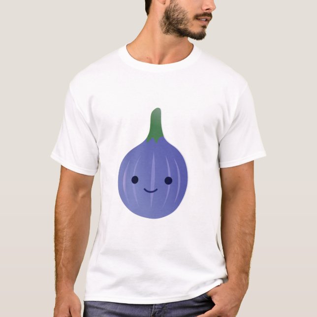 Niedlich Kawaii Fig T-Shirt (Vorderseite)