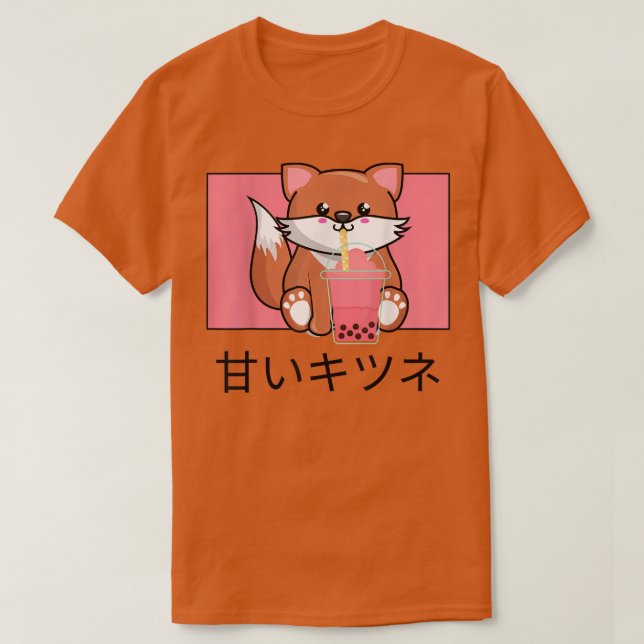 Niedlich Kawaii Fo Drinks Bubble Tee Japanisch I L (Design vorne)