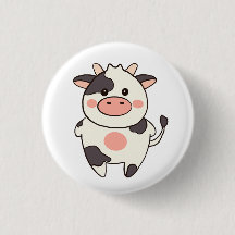 Niedlich Kawaii Friendly Cow