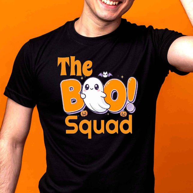 Niedlich Kawaii Ghost "BOO!" Halloween T-Shirt (Von Creator hochgeladen)
