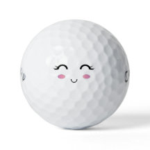 Niedlich Kawaii Girl Smile Golf Ball