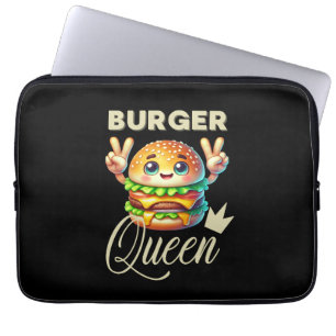 Niedlich Kawaii Hamburger Laptopschutzhülle