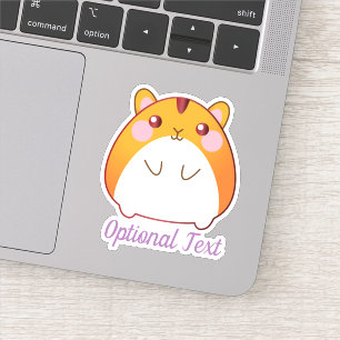 Niedlich Kawaii Hamster Custom Aufkleber