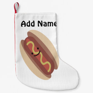 Niedlich Kawaii Hot Dog Kleiner Weihnachtsstrumpf