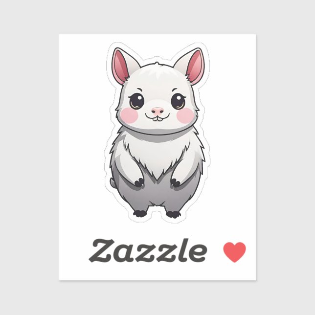 Niedlich Kawaii Inspiriert 6 - Capybara Sticker (Blatt)