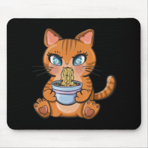 Niedlich Kawaii Japanisch Anime Cat Ramen Gift Mousepad