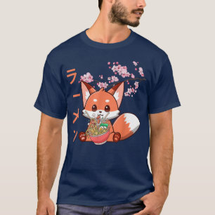 Niedlich Kawaii Japanischer Anime für Essen Ramen  T-Shirt