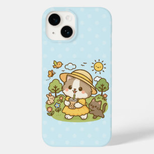 Niedlich Kawaii Kat Bubble Teatro Sociale Bellinzo Case-Mate iPhone 14 Hülle
