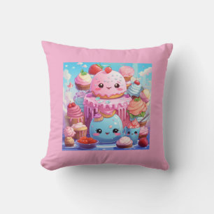 Niedlich Kawaii. Kissen