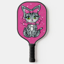 Niedlich Kawaii Kitten mit einem Glitzer Rosa Hint