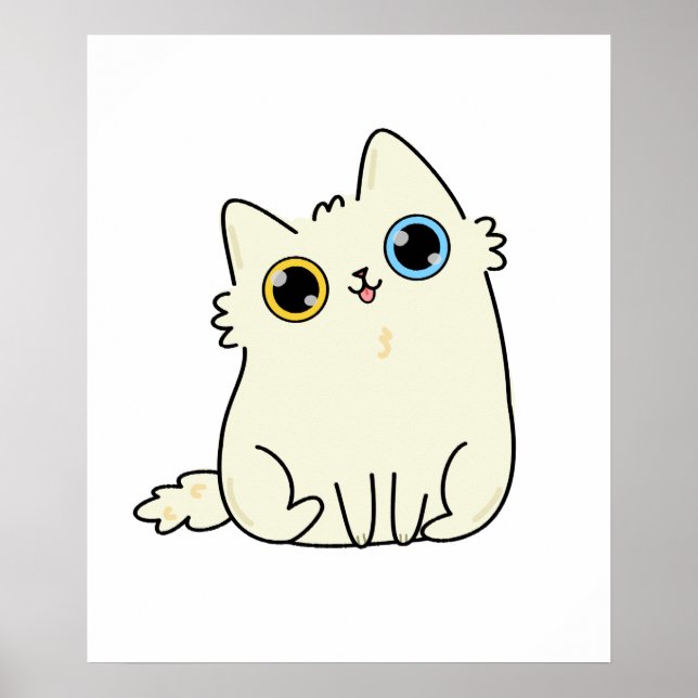 Niedlich Kawaii Kitty Cat Poster