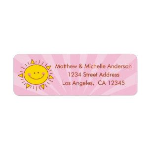 Niedlich Kawaii Kleiner Ray Sunshine Doodle Pink