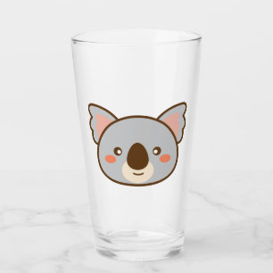 Niedlich Kawaii Koala Glas