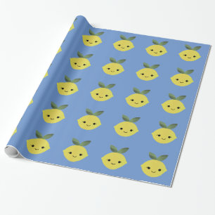 Niedlich Kawaii Lemon Geschenkpapier