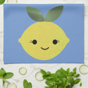 Niedlich Kawaii Lemon Geschirrtuch