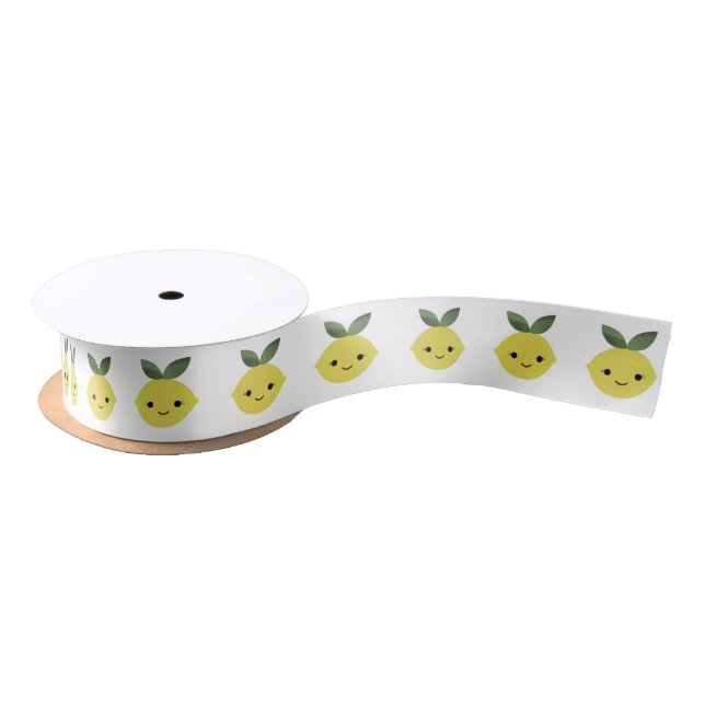 Niedlich Kawaii Lemon Satinband (Spule)