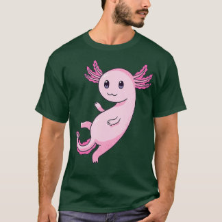 Niedlich Kawaii Lila Axolotl Pastel Goth UWU-Gesic T-Shirt