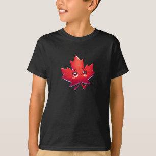 Niedlich Kawaii Maple Leaf   Kanada T-Shirt