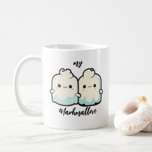 Niedlich Kawaii Marshmallow Couché Tasse