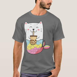 Niedlich Kawaii Mermaid Boba Blubble Milk Tee Anim
