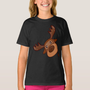 Niedlich Kawaii Moose Elk Deer Funny Alaska Moose T-Shirt