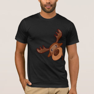 Niedlich Kawaii Moose Elk Deer Funny Alaska Moose T-Shirt