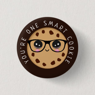 Niedlich Kawaii One Smart Cookie Button
