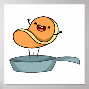 Niedlich Kawaii Pancake Poster