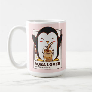 Niedlich Kawaii Penguin Boba Lover Kaffeetasse