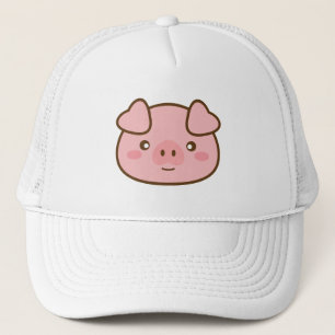 Niedlich Kawaii Pig Truckerkappe