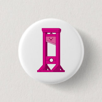 Niedlich Kawaii Pink Guillotine 1 1/4" Schaltfläch Button