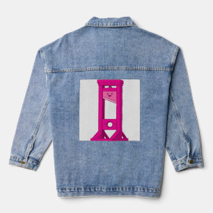 Niedlich Kawaii Pink Guillotine ChopChop Jeansjacke