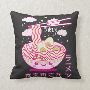 Niedlich Kawaii Ramen Anime Noodles Ramen Girls, T Kissen
