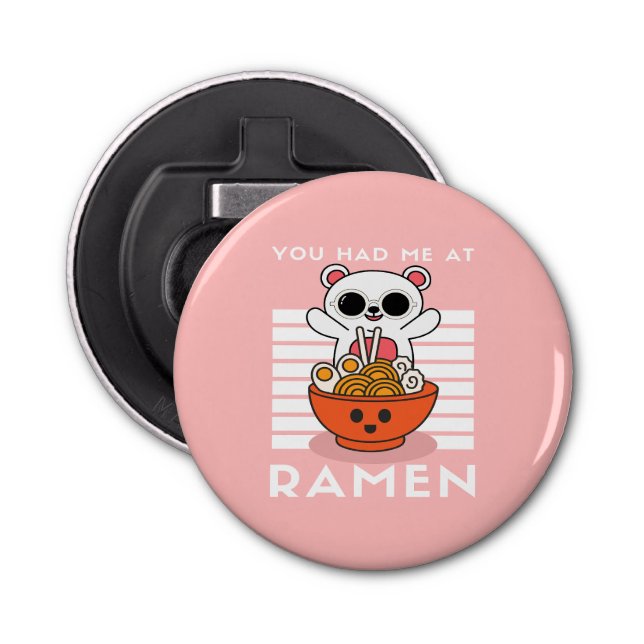 Niedlich Kawaii Ramen Flaschenöffner (Vorderseite)
